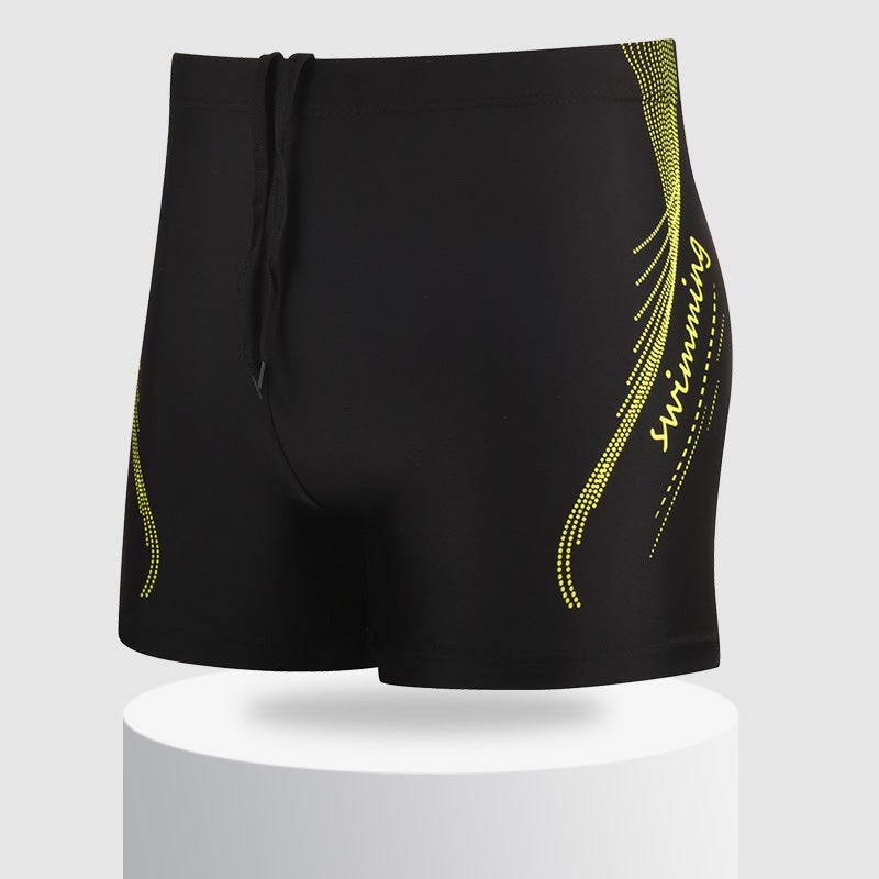Men''s Swimming Trunks Boxer Quick-Drying Anti-Embarrassment Large Size Men''s 2025 New Loose Professional Swimming Trunks Swimming Shorts - Image 1