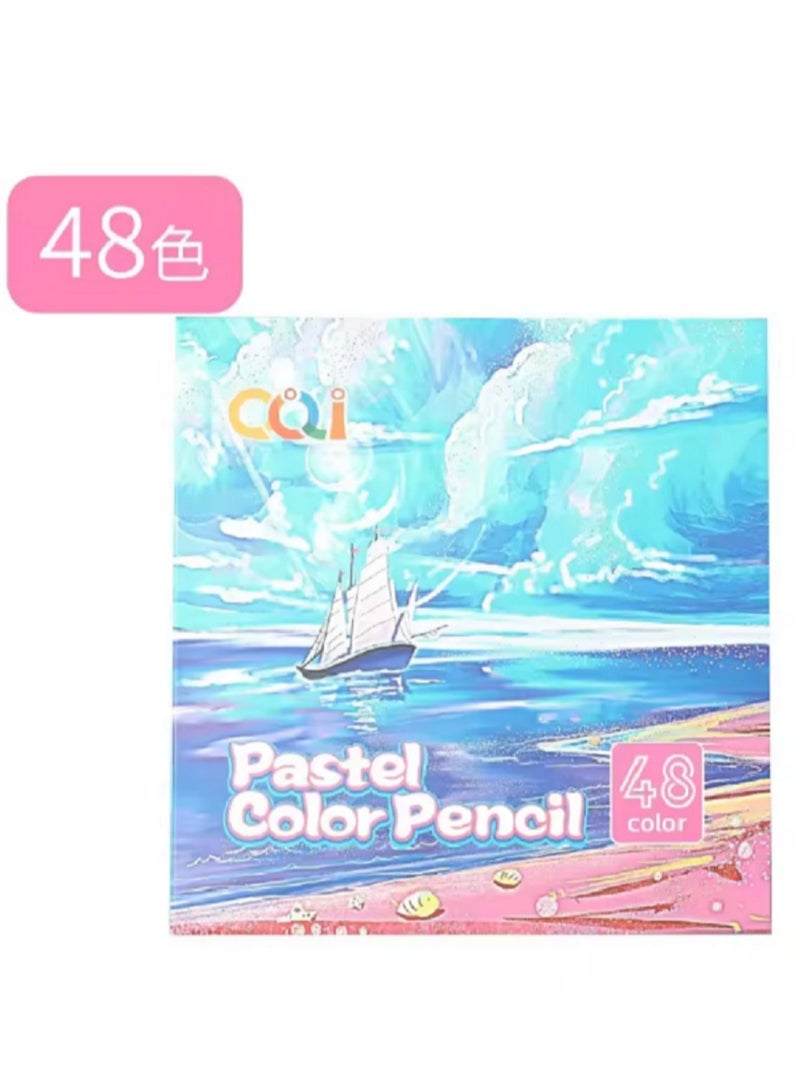 أقلام تلوين باستيل ناعمة 48 لون - Image 1