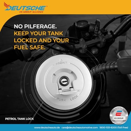 Deutsche Bajaj Pulsar 150/180/200 DTS-i UG Heavy Duty Key Lock with Screw, Silver - Image 3