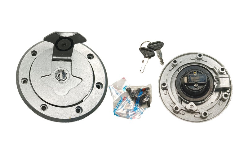 Deutsche Bajaj Pulsar 150/180/200 DTS-i UG Heavy Duty Key Lock with Screw, Silver - Image 5