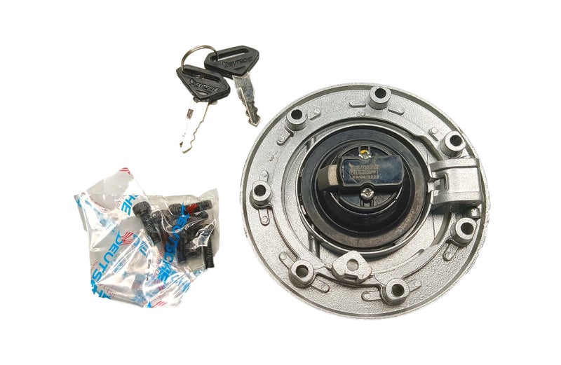 Deutsche Bajaj Pulsar 150/180/200 DTS-i UG Heavy Duty Key Lock with Screw, Silver - Image 2