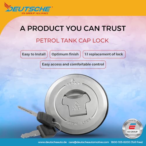 Deutsche Bajaj Pulsar 150/180/200 DTS-i UG Heavy Duty Key Lock with Screw, Silver - Image 4