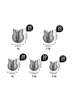 Y&D Split Shot Fishing Sinker, Sinkers Kit Removable Egg Weight Round Tackle Sinker Set for Fisherman  - Image 2