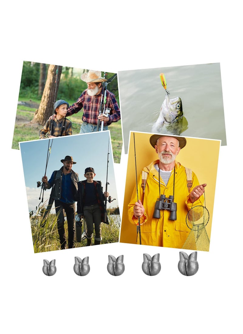 Y&D - Split Shot Fishing Sinker, Sinkers Kit Removable Egg Weight Round Tackle Sinker Set for Fisherman - Image 1