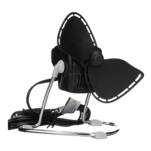 Caframo Chinook, 2-Speed Desk Fan, Cage Free, Easy To Clean Soft Blades, Canadian Made, 8.8" Blade, 707CHBBX, Black - Image 5