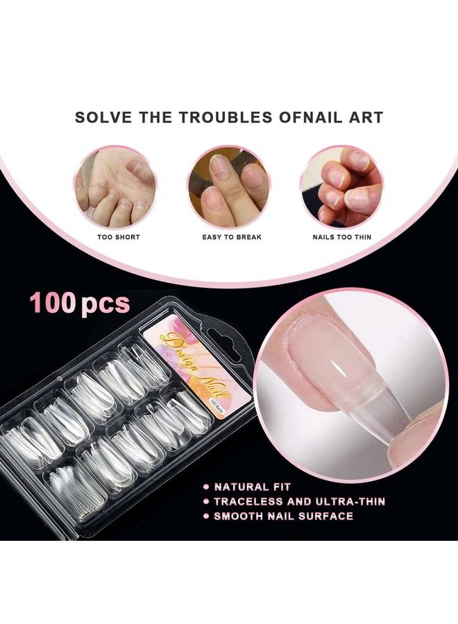 FDSHIP 100 Pcs French Nails Artificial Nails - Image 5