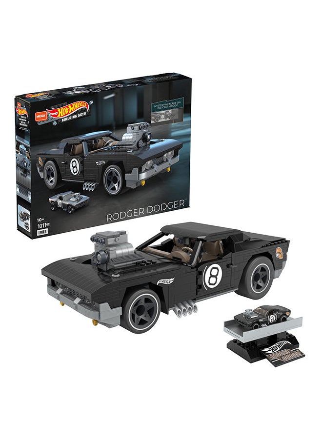 Mega Bloks مجموعة بناء ميغا كونستركس هوت ويلز رودجر دوجر، ألعاب بناء للأطفال  - Image 1