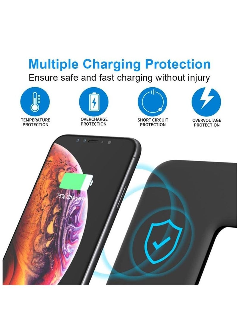 ELTRAZONE 3-In-1 Fast Wireless Charger | Wireless Charging Station 15W Qi Fast Wireless Charger Stand Mainly Compatible For Smart phones | Smart watches | Earphones & someTWS MultiCharger - Image 3
