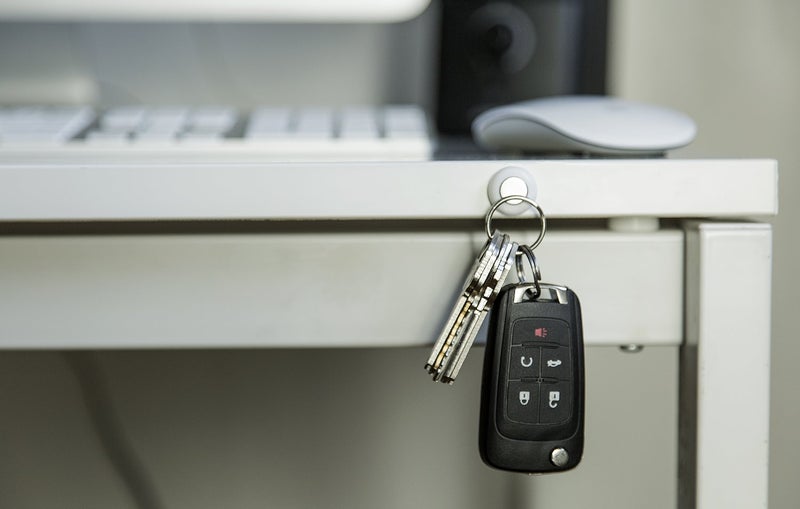 key smart KeySmart The KeyCatch Sticky by Â®: A Modern Magnetic Key Rack (3 Pack) - Image 5