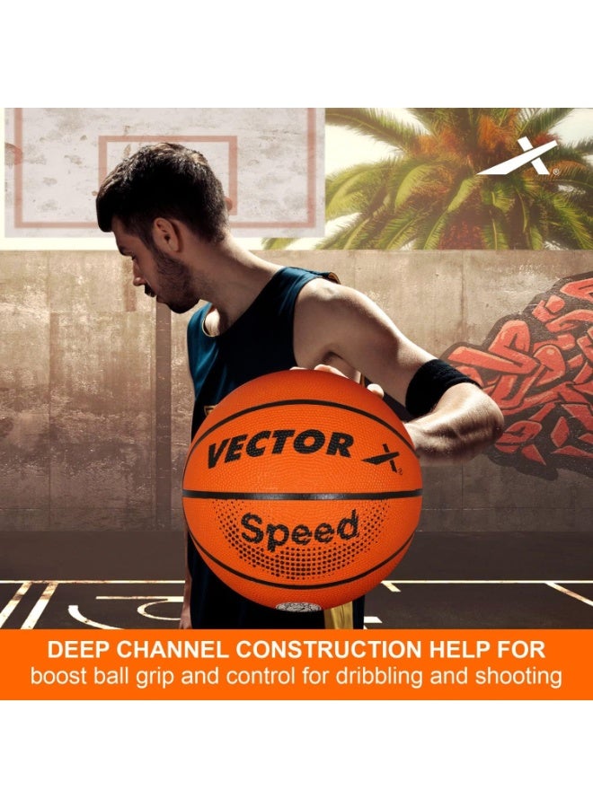 Vector X Speed Rubber Basketball - Image 3
