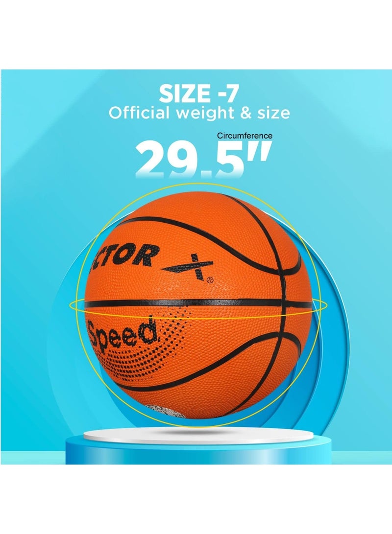 Vector X Speed Rubber Basketball - Image 2