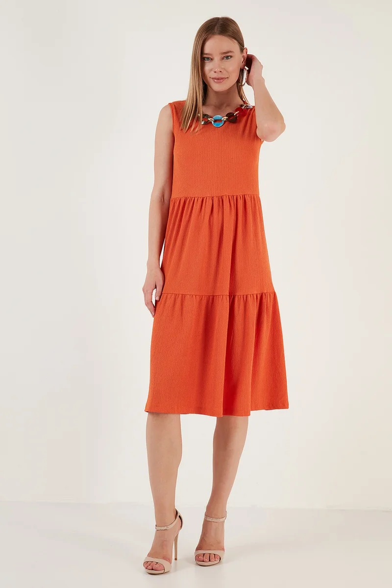 ليلا A-Line Sleeveless Dress