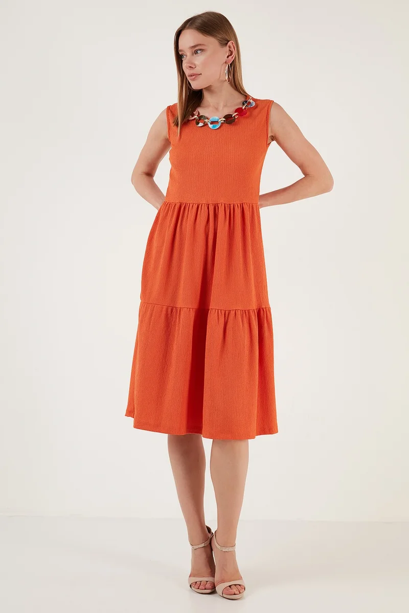 ليلا A-Line Sleeveless Dress