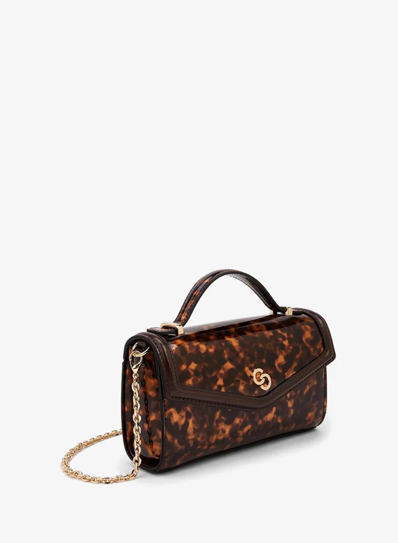 Celeste MULTICOLOR Printed Crossbody Bag With Chain Strap for Women | Best Price UAE