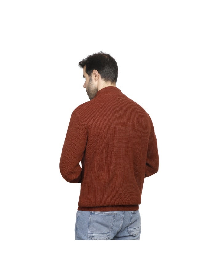 كوب كنزة رجالية كاجوال بأكمام طويلة - Image 3