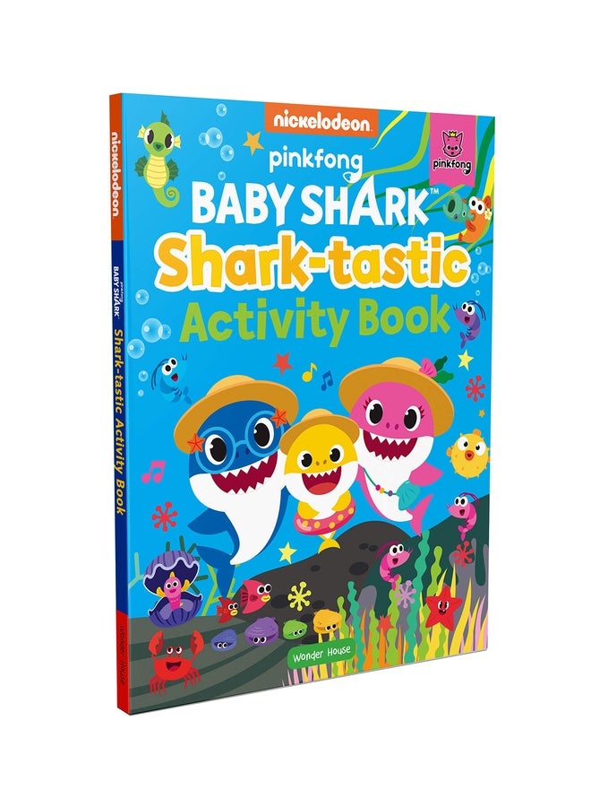 Pinkfong Baby Shark – Shark-tastic Activity Book for Children Color, Count & Solve with Baby Shark | Ages 3–6 | 3 Hours of Ocean-Themed Learning Fun