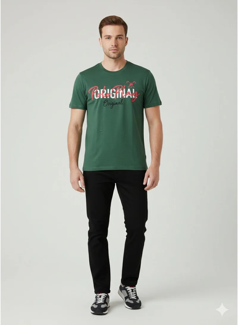 Polo Play Mens Graphic T-shirt -GREEN