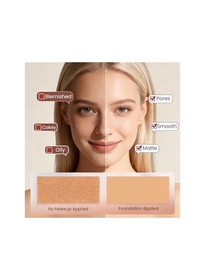 Color Changing Foundation for Mature Skin, Hydrating and Lightweight Liquid Foundations, Tone Suitable for All Skin Types (1pcs) - Image 2