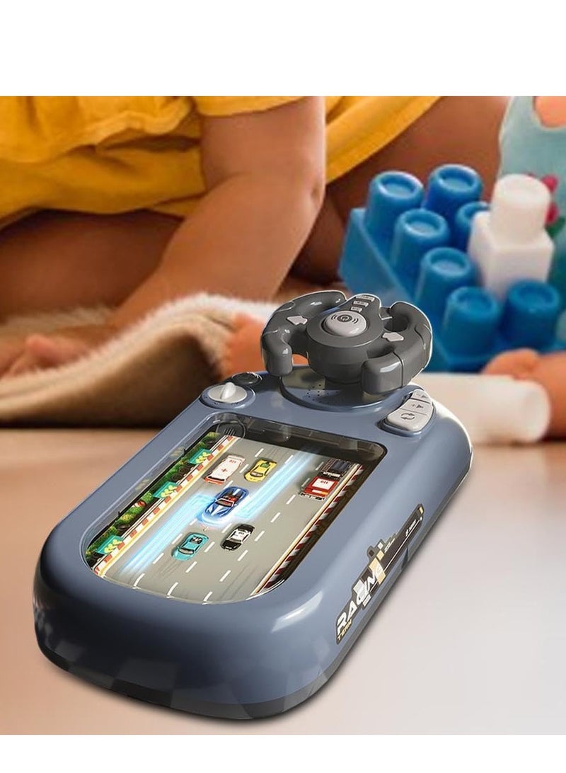 Simulation Driving Steering Wheel Musical Steering Wheel Toys for child, Toddler Simulated Driving Racing Car Game with Sound Age 3+ Year Old, Interactive Educational Learning Race Car Toy for Boys - Image 3