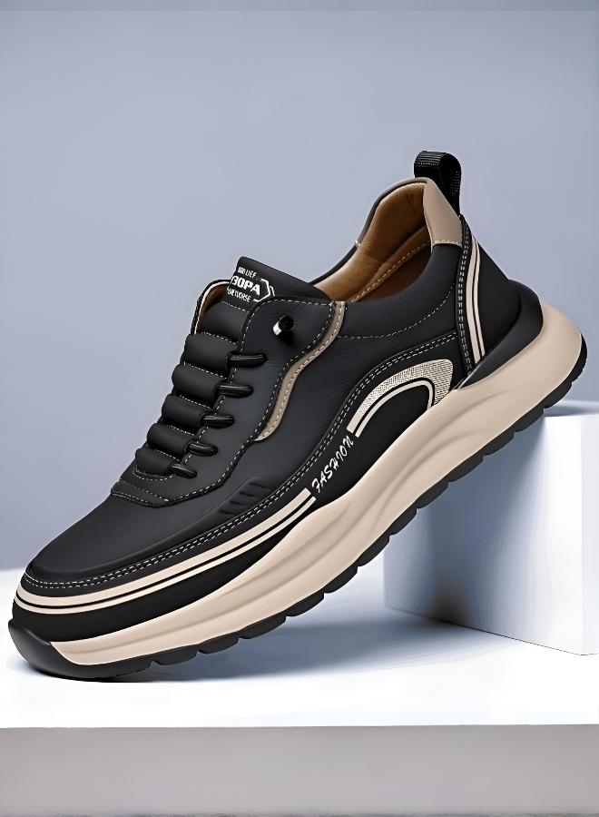 Mens Casual Sneakers Premium Soft Sole Comfort Shoes Breathable Lightweight Walking Flat Shoes Size 39 to 44 - Image 1