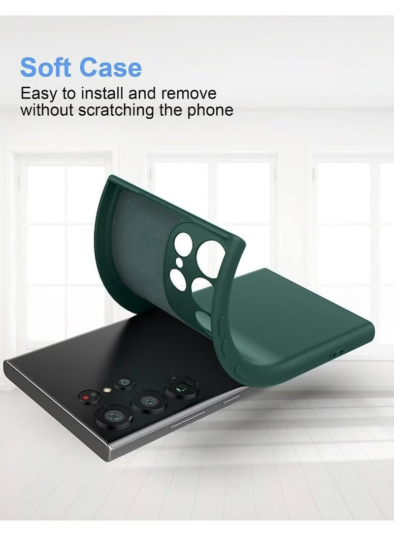 Raxoom Samsung Galaxy S24 Ultra Soft Silicone Gelly Rubber Case – Shockproof Matte Finish with Camera Protection - Image 2