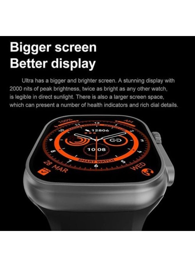 Generic - Smart Watch Ultra 7 in 1 – Multi-Strap Edition with 7 Colorful Different - Image 1