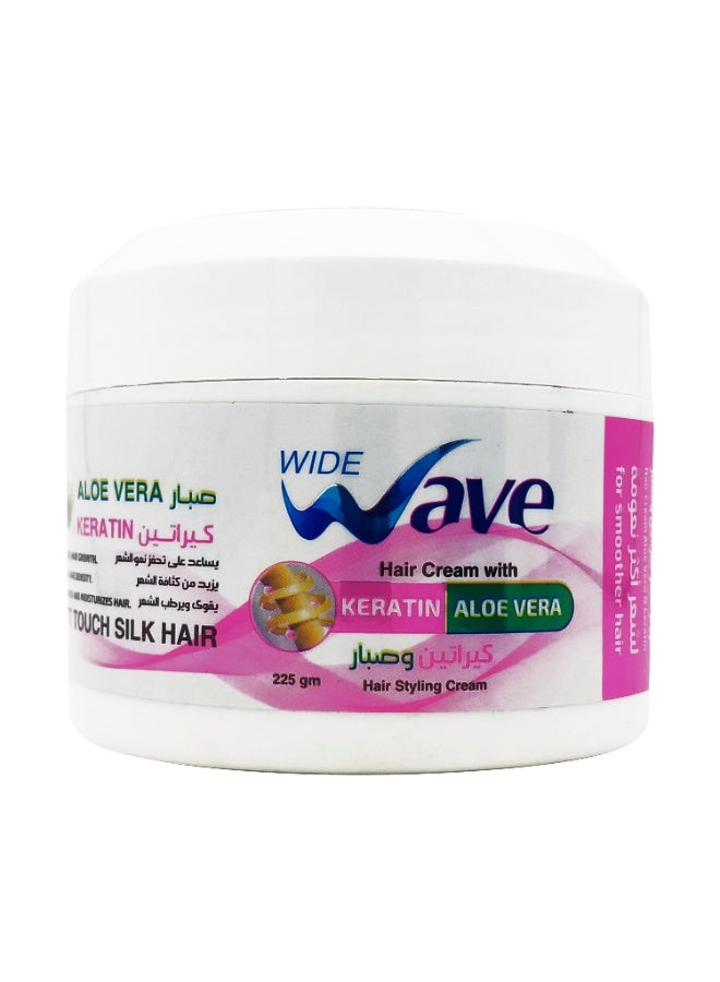 Wide Wave Hair Cream With Aloe Vera & Keratin - 225GM - Image 3