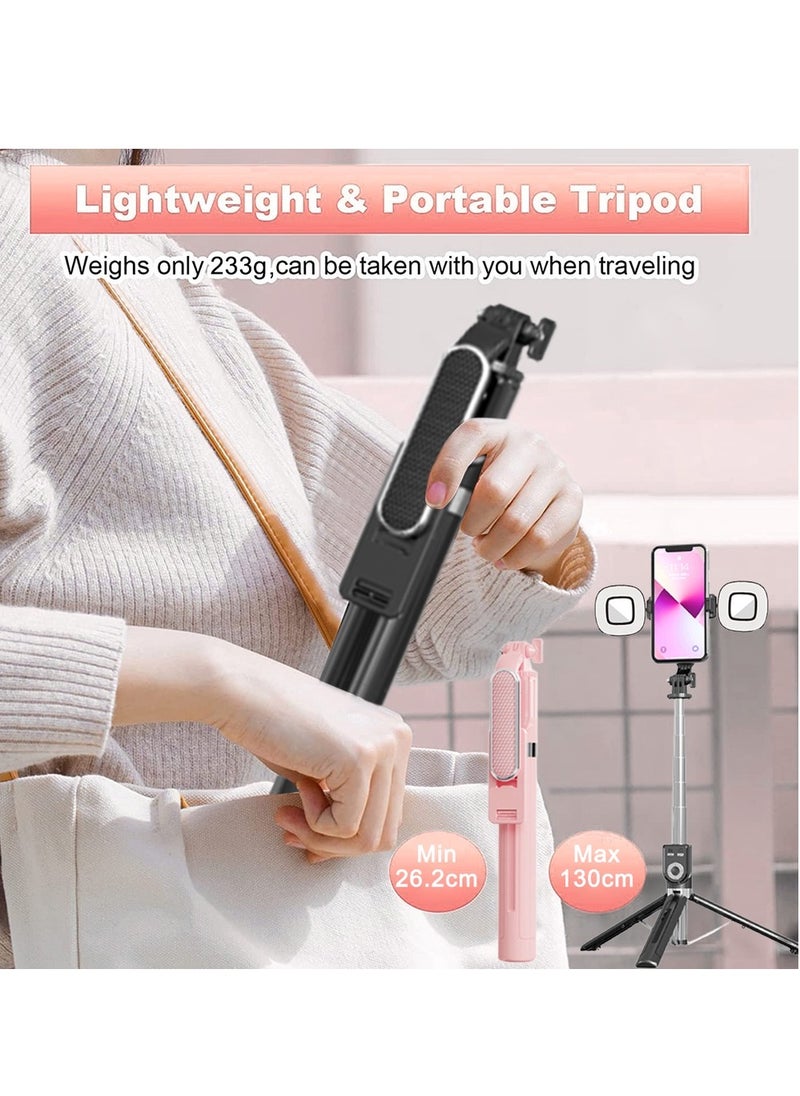 Generic - Multifunctional Tripod Selfie Stick, Universal Mobile Phone Selfie Stick With Bluetooth Remote Control, Retractable, 360° Rotatable，For Outdoor Travel, Camping, Parties - Image 1