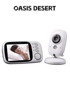 OASIS DESERT 3.2 Inch LCD Display Baby Wireless Video Monitor With Night Vision, Room Temperature Monitoring  - Image 1