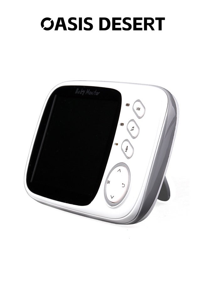 OASIS DESERT - 3.2 Inch LCD Display Baby Wireless Video Monitor With Night Vision, Room Temperature Monitoring - Image 1