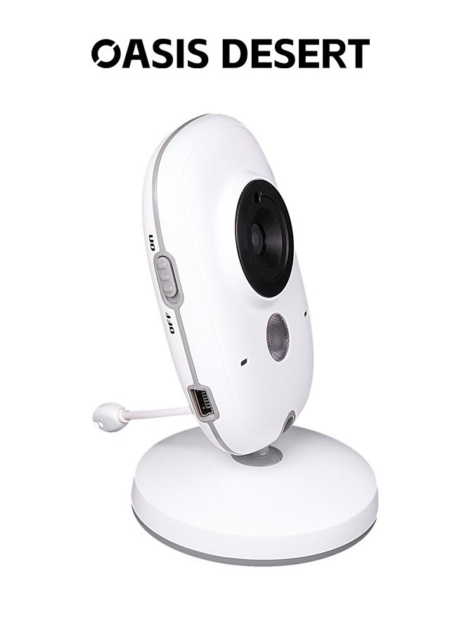 OASIS DESERT - 3.2 Inch LCD Display Baby Wireless Video Monitor With Night Vision, Room Temperature Monitoring - Image 1