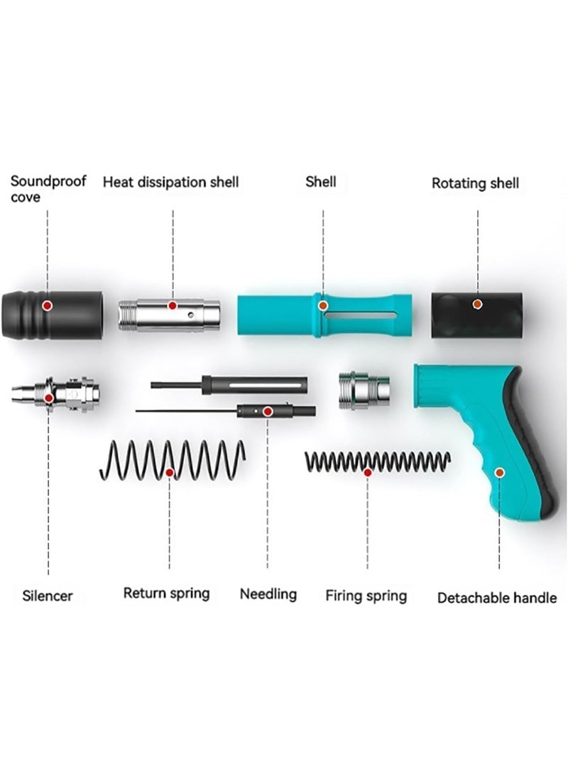 SUKILO Manual Concrete Nail Gun | Mini Nail Wall Fastening Tool for Cement & Brick | Portable Steel Nail Shooter for Woodworking & Household Use  - Image 3