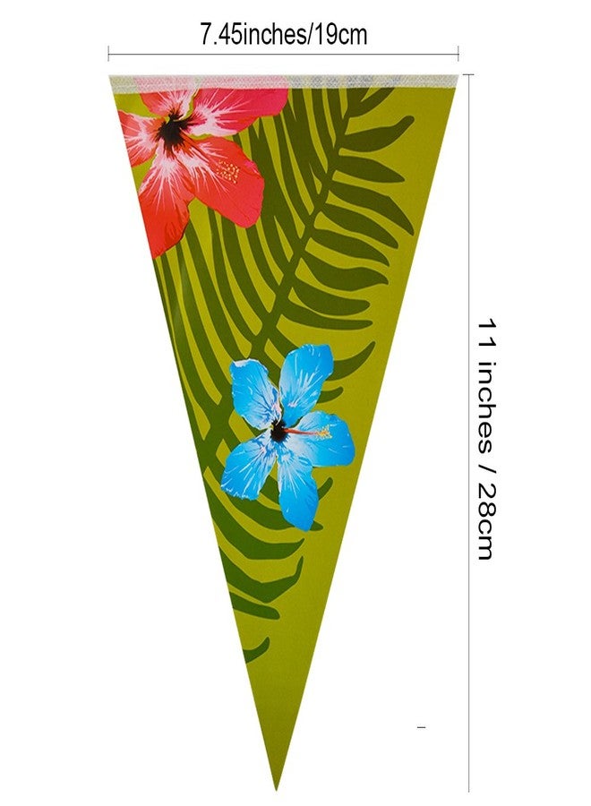FEPITO 6 Pack Hawaiian Bunting Banner Luau Party Tropical Party Bunting Totally 18 Meters - Image 2