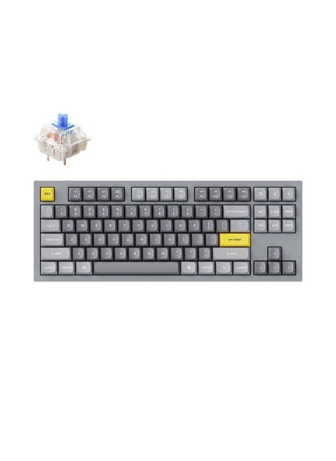 Q3-D2 QMK Custom Hot-Swappable Gateron G-PRO Blue Switch Mechanical Keyboard Full Assembled RGB