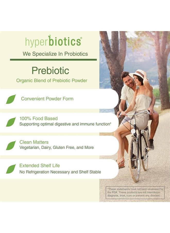 Hyperbiotics Vegan Organic Prebiotic Powder | Unflavored Fiber Supplement | Supports Healthy Digestion & Growth of Beneficial Gut Bacteria | Jerusalem Artichoke and Acacia | 54 Servings - Image 4