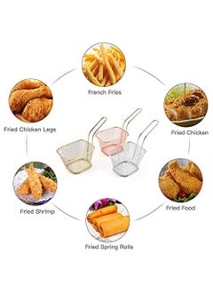 Mishrit Mishrit Potatoes Chips & Chicken Mini Square Fried Mesh Food Stainer, Suitable for Kitchen || Deep Fry Baskets for Home Decor (Pack of 1).  - Image 3