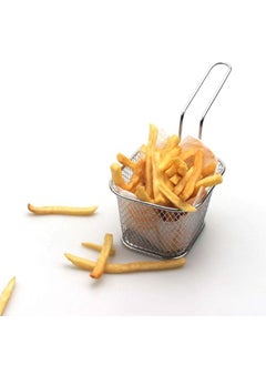 Mishrit Mishrit Potatoes Chips & Chicken Mini Square Fried Mesh Food Stainer, Suitable for Kitchen || Deep Fry Baskets for Home Decor (Pack of 1).  - Image 2