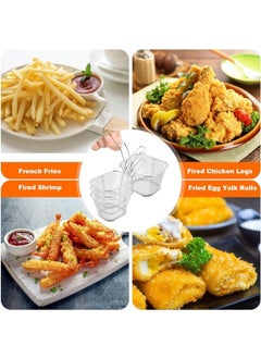 Mishrit Mishrit Potatoes Chips & Chicken Mini Square Fried Mesh Food Stainer, Suitable for Kitchen || Deep Fry Baskets for Home Decor (Pack of 1).  - Image 5