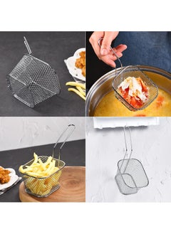 Mishrit Mishrit Potatoes Chips & Chicken Mini Square Fried Mesh Food Stainer, Suitable for Kitchen || Deep Fry Baskets for Home Decor (Pack of 1).  - Image 4