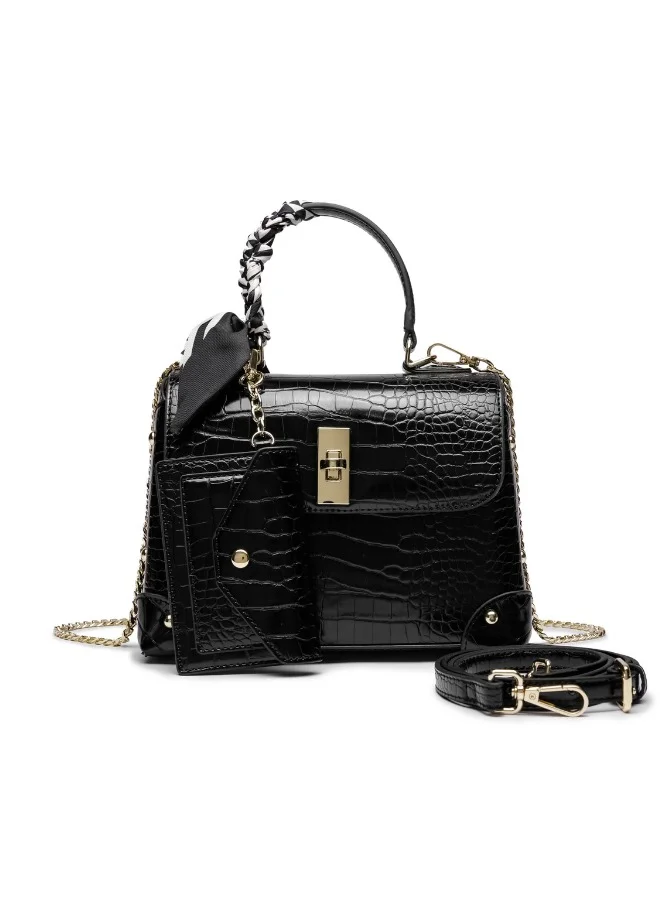 فايور Top Handle Handbag with Clasp TK 22474