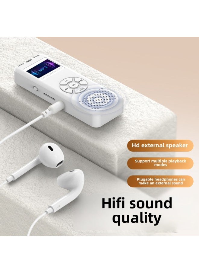 Generic - With Screen MP3/MP4 Walkman Player Bluetooth Recording Pen FM Music Player Novel Listening-Body Color:Black With Screen + Bluetooth [music Recording, Novel Radio And Multi-function]-Memory Capacity:8gb [hifi Hd Sound Quality + Magnetic Speaker] - Image 1