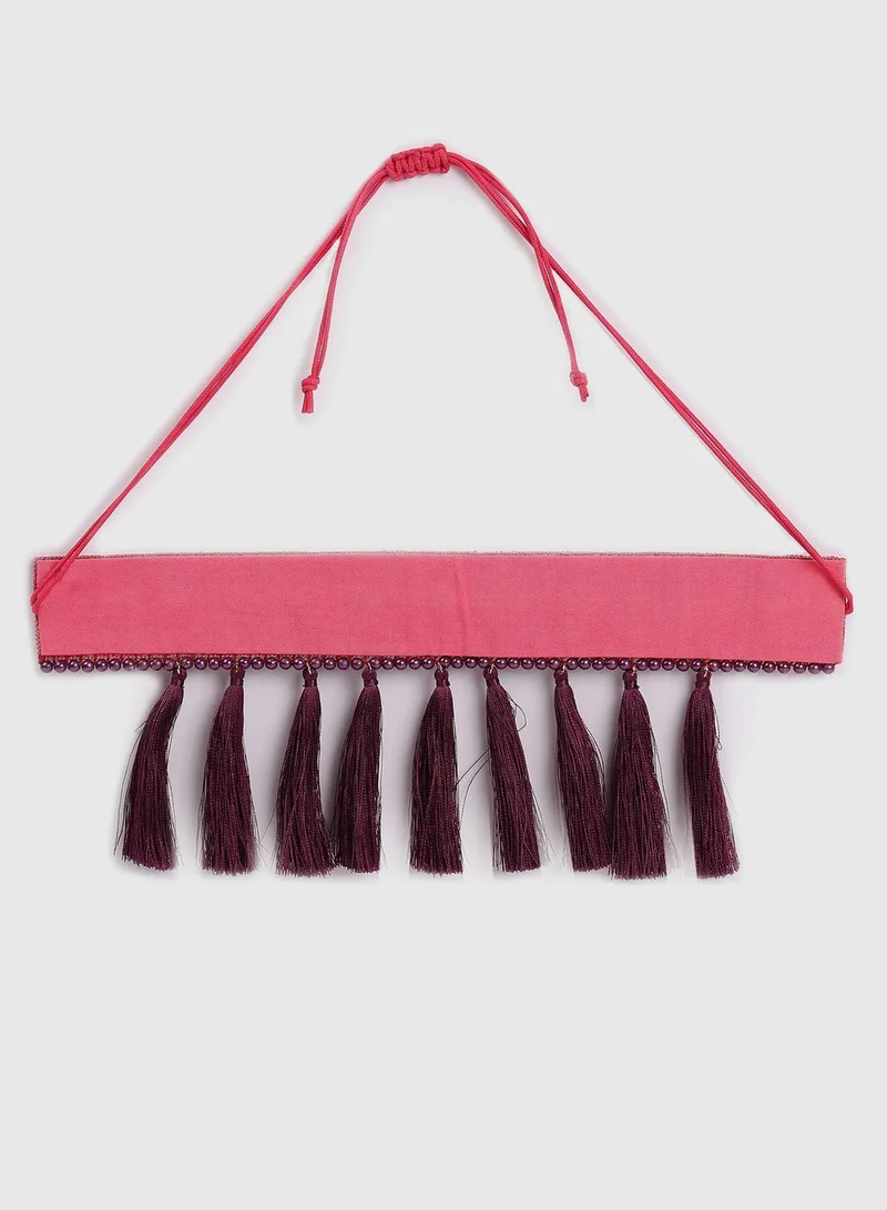 SOHI Tassel Choker Necklace