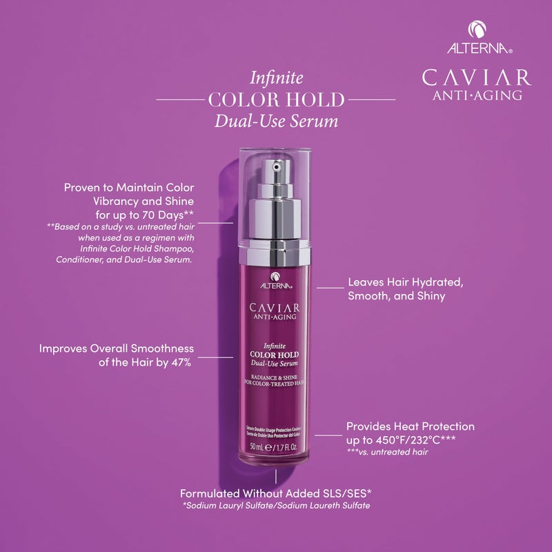 Alterna Caviar Anti-Aging Infinite Color Hold Dual-Use Serum | Leave-in Treatment, Color Preserving Mask | Sulfate Free, 1.7 Fl. Oz. - Image 1