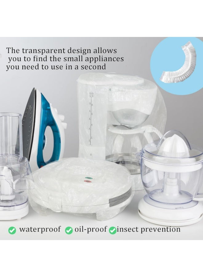 30 قطعة أغطية غبار للأجهزة، أغطية غبار للمطبخ يمكن التخلص منها، غطاء غبار سميك مرن، غطاء واقي لطباخ الضغط الهوائي طباخ الضغط خلاط صانع القهوة  طباخ بطيء وكمبيوتر (90 × 110 سم) - Image 5