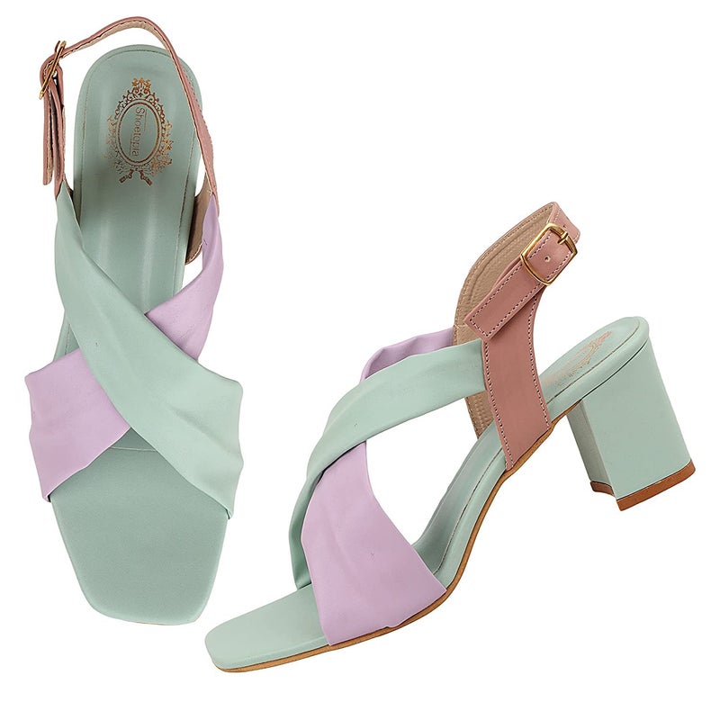 Shoetopia Women's Casual Comfortable Fashion Heel Sandal - Image 3