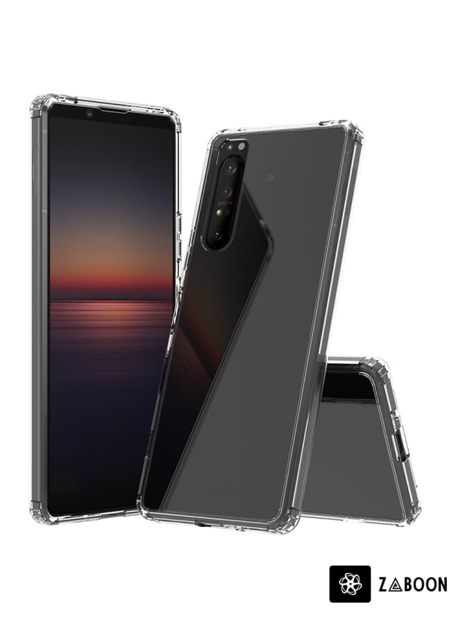 Zaboon غطاء حماية لهاتف سوني إكسبيريا 1 II مقاوم للخدوش TPU + غلاف أكريليك - Image 2