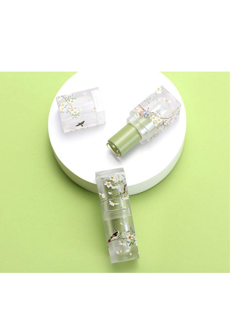SYOSI Lip Balm Tubes Lipstick Tubes Spring Themed Empty Plastic Lip Tube 3D Pritned Flower Bird Refillable Container for DIY Homemade Lipstick Lip Balm Cosmetic Makeup,8 Pack 3.5ml - Image 5