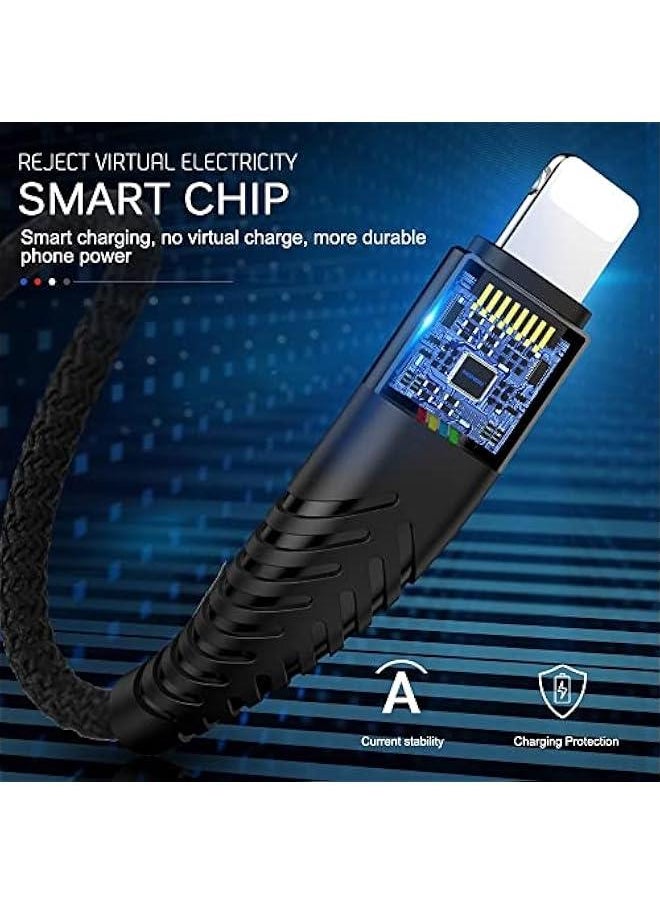 USB Charger Data Cable for iPhone Data Cable, Charging Cable, Compatible with Smartphones, Tablets, iPhone iPad iPod and Other Devices Fast Charging Cable Mobile Phone Data Long Cable (3m, Blue)