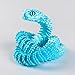 Binvin 3D Printed AnimalsSnake Viper3D Printed Snake Toys Articulated Snake 3D Printed Animals Animal Model Ornaments Creative Funny Toy Festival Gift for Frends Pearl Blue 24Inch - Image 2