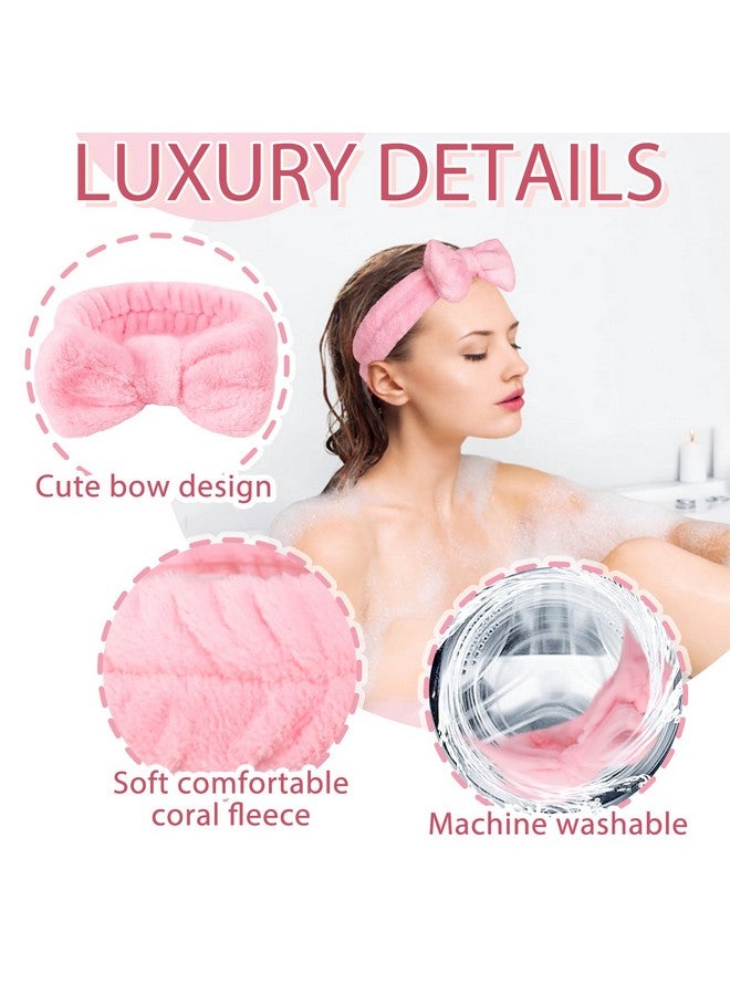 Fmeida Spa Headband And Wristband Set,Light Blue, 3 Pack,Spa Night Essentials - Image 3